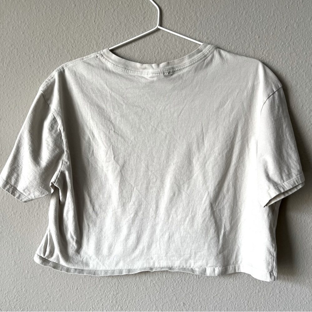 ASICS Cream Crop Top - Picture 2 of 3